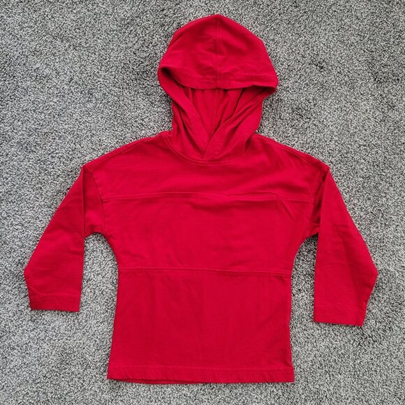Hannah Anderson Red Hooded Shirt Size 4 - Picture 1 of 9